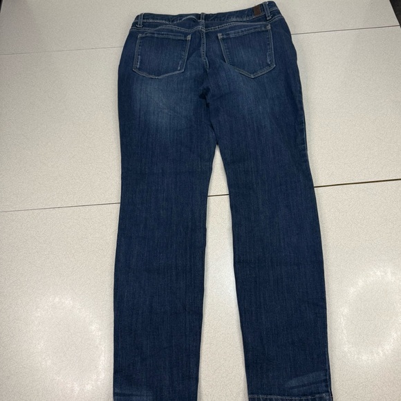 Simply Vera Vera Wang Dark Blue Straight Leg Jeans - Picture 2 of 7